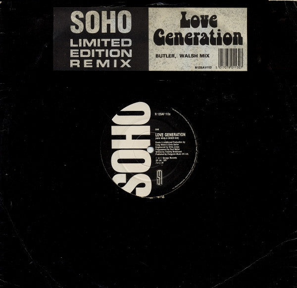 Soho - Love Generation (Remix) (12", Ltd  Ed Single - UK Import)
