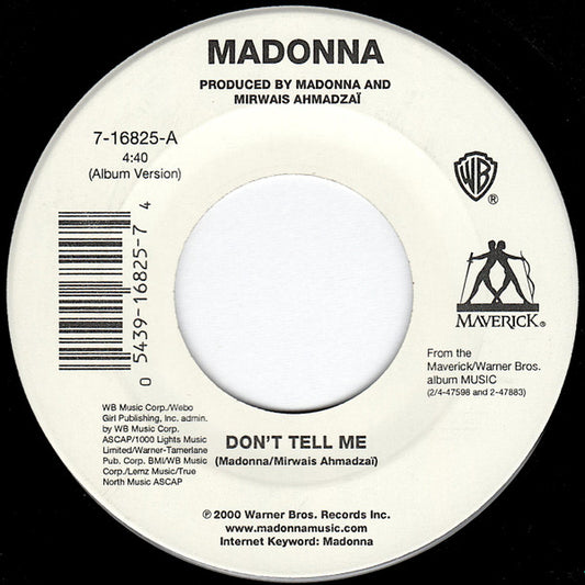 Madonna - Don't Tell Me (7" Single)