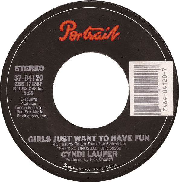 Cyndi Lauper - Girls Just Want To Have Fun (7" Single)