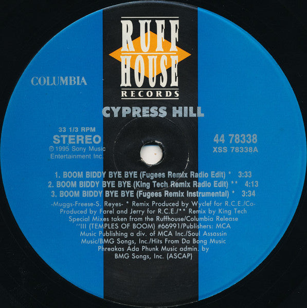 Cypress Hill - Boom Biddy Bye Bye (12", Single)