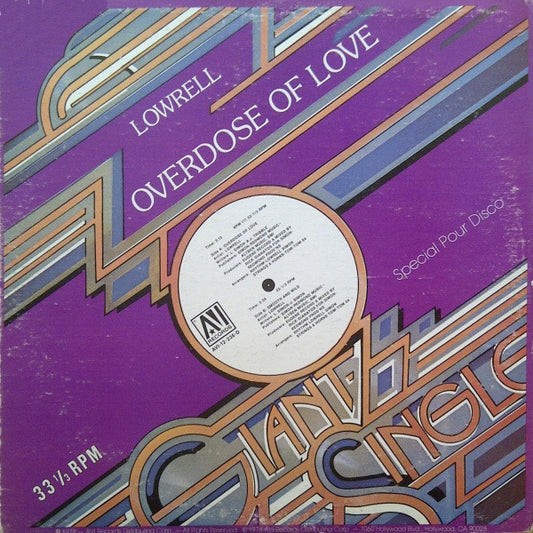 Lowrell Simon - Overdose Of Love (12" Single)