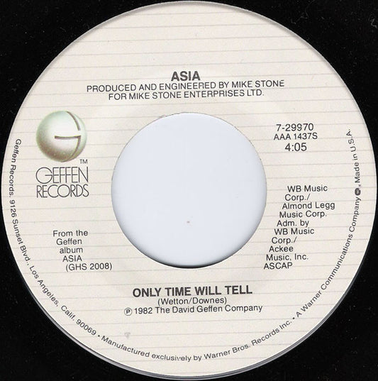 Asia - Only Time Will Tell