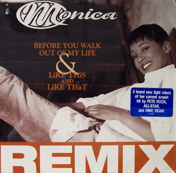 Monica - Before You Walk Out Of My Life (Remix) (12", Single)
