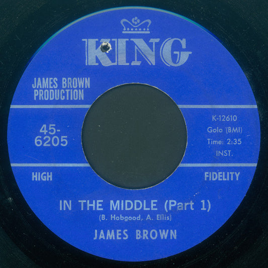 James Brown - In The Middle (Part 1) (7" Single)