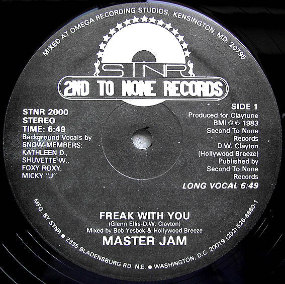 Master Jam - Freak With You (12" Single)