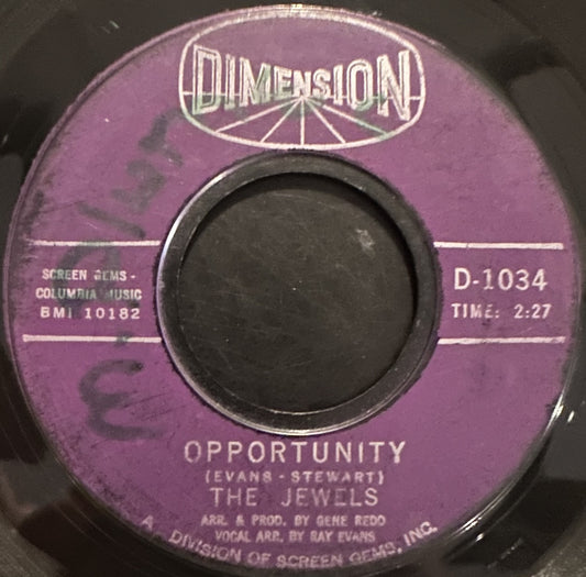 The Jewels - Opportunity (7" Single)