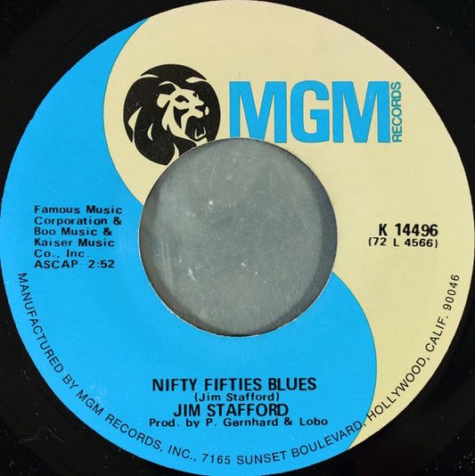 Jim Stafford - Nifty Fifties Blues / Swamp Witch (7" Single)