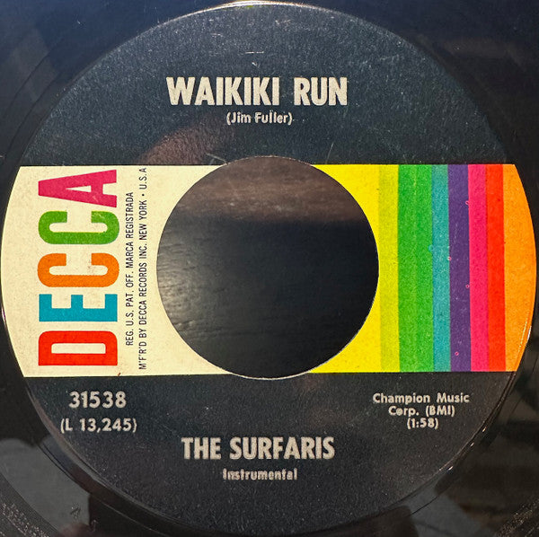 The Surfaris - Waikiki Run / Point Panic (7" Single)