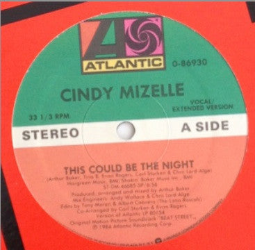 Cindy Mizelle - This Could Be The Night (12" Single)