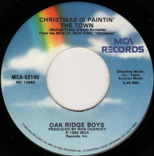 The Oak Ridge Boys - Christmas Is Paintin' The Town (7" Single)