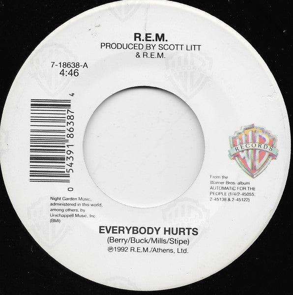 R.E.M. - Everybody Hurts (7" Single)