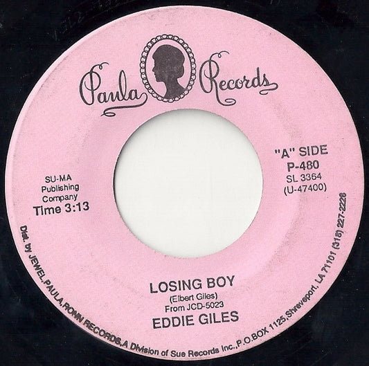 Eddie Giles / Willie Mabon - Losing Boy / Some More (7" Single)