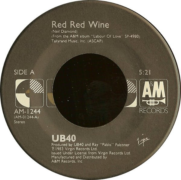 UB40 - Red Red Wine (7" Single)