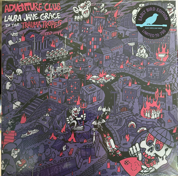 Laura Jane Grace In The Trauma Tropes - Adventure Club (LP, Black/Blue)