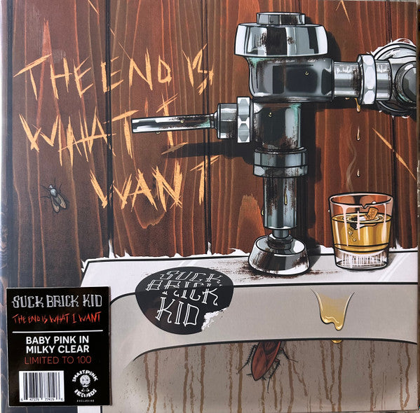 Suck Brick Kid - The End Is What I Want (LP, Ltd, Pink)
