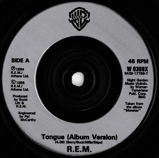 R.E.M. - Tongue (7" Single, Import, Ltd Ed, Num)
