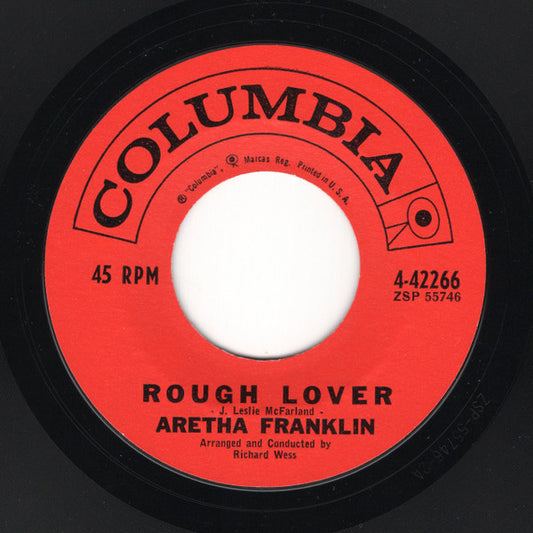 Aretha Franklin - Rough Lover / I Surrender, Dear (7" Single)