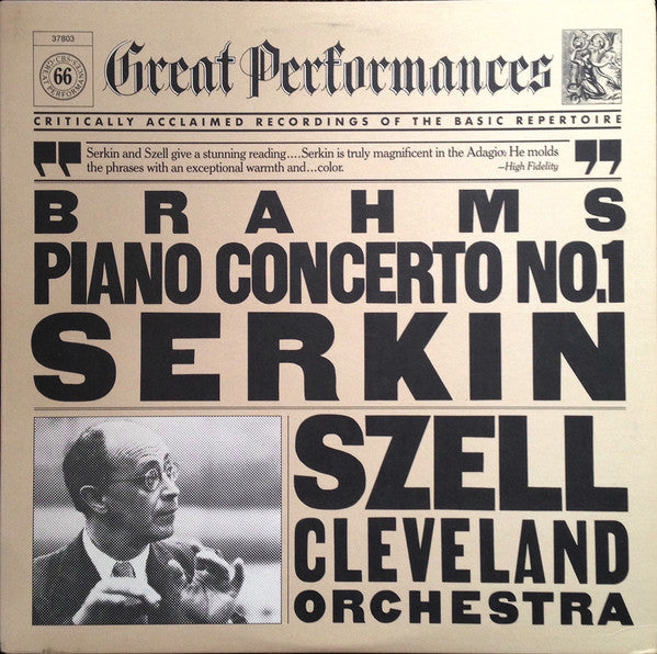 Brahms / Serkin, Szell, Cleveland Orchestra - Piano Concerto No. 1