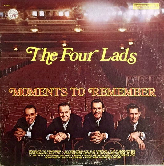 The Four Lads - Moments To Remember