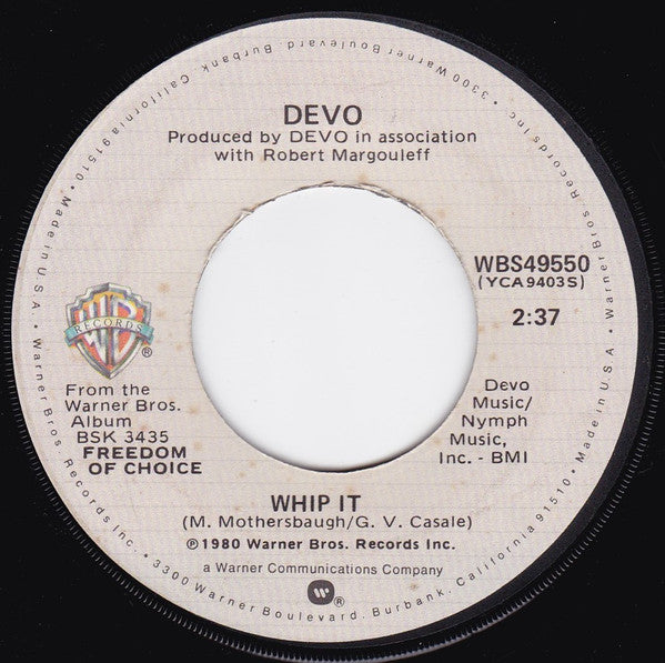 Devo - Whip It / Turn Around