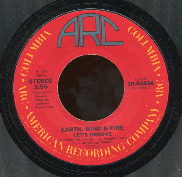 Earth, Wind & Fire - Let's Groove (7" Single)