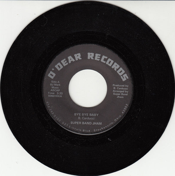 Super Band Jham - Bye Bye Baby (7" Single)