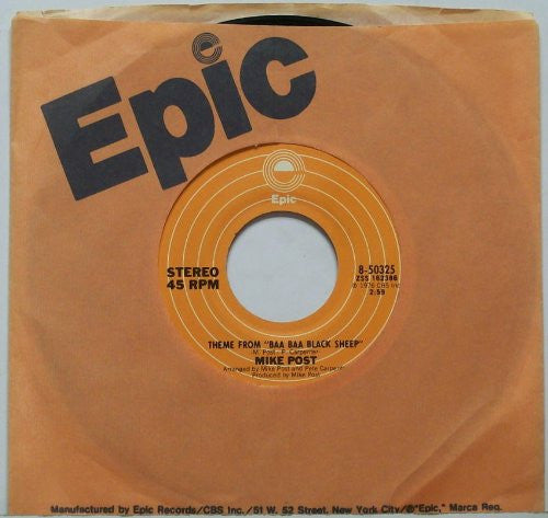 Mike Post - Theme From "Baa Baa Black Sheep" (7" Single)