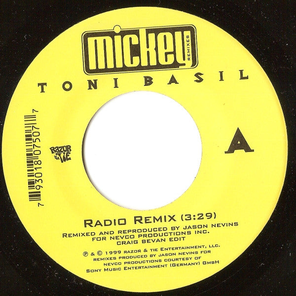Toni Basil - Mickey (Remixes) (7" Single)