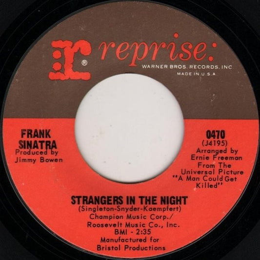Frank Sinatra - Strangers In The Night / Oh, You Crazy Moon