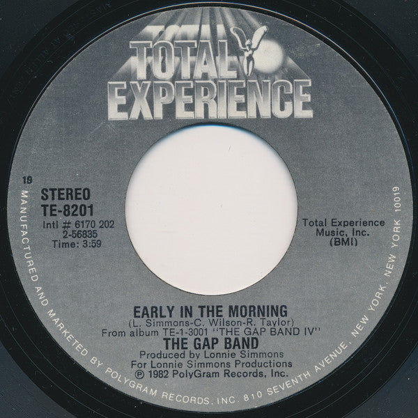 The Gap Band - Early In The Morning (7" Single)