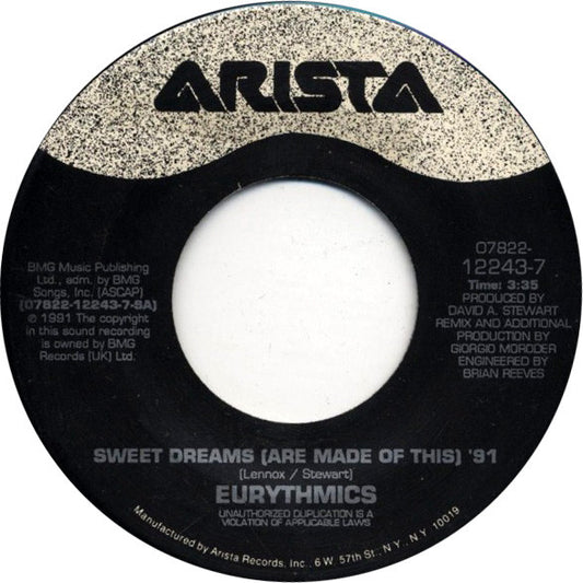 Eurythmics - Sweet Dreams (Are Made Of This) '91 (7" Single)