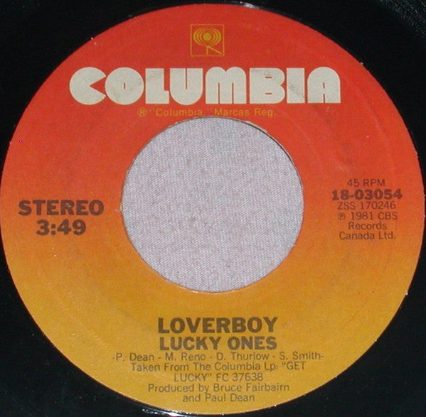 Loverboy - Lucky Ones (7" Single)