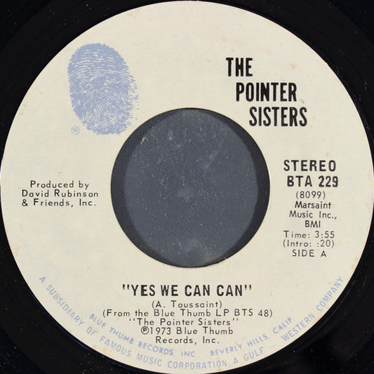 Pointer Sisters - Yes We Can Can (7" Single)