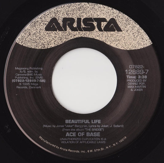 Ace Of Base - Beautiful Life (7" Single)