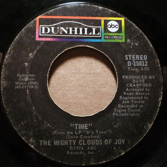The Mighty Clouds Of Joy - Time (7" Single)