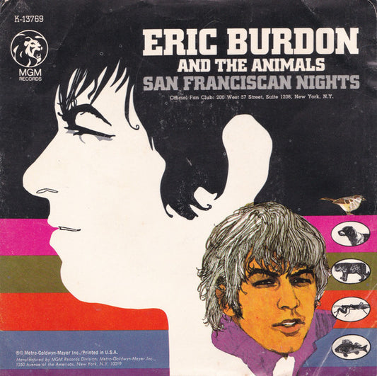 Eric Burdon & The Animals - San Franciscan Nights / Good Times (7" Single)