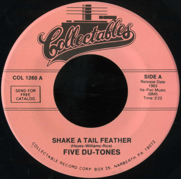 The Five Du-Tones - Shake A Tail Feather (7" Single)