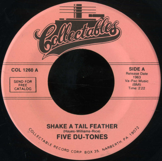 The Five Du-Tones - Shake A Tail Feather  (7" Single)