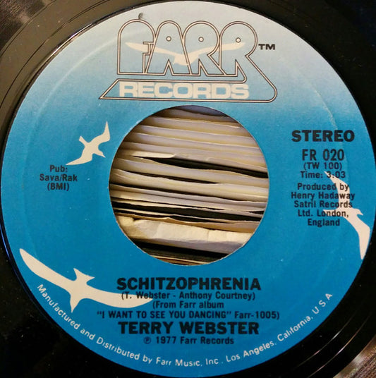 Terry Webster - Schitzophrenia / I Want To See You Dancing (7" Single)