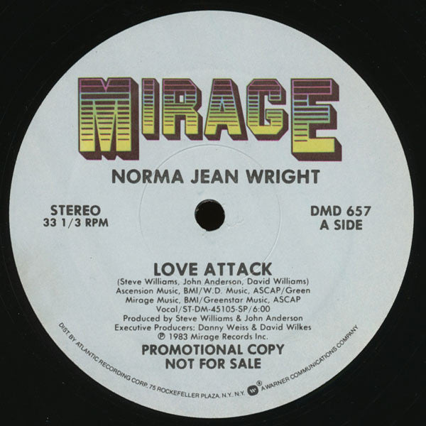 Norma Jean Wright - Love Attack (12" Single, Promo)