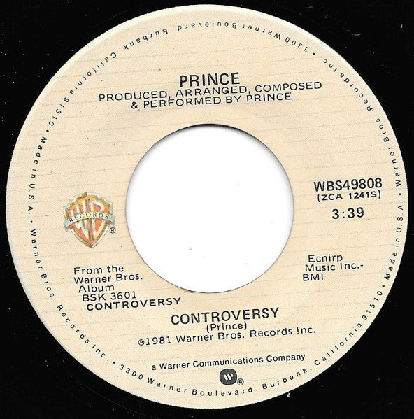 Prince - Controversy (7" Single)