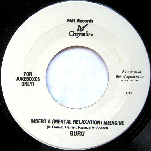 Guru - Insert A (Mental Relaxation) Medicine (7" Single)