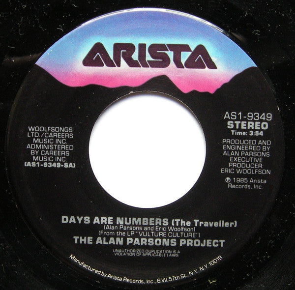 The Alan Parsons Project - Days Are Numbers (The Traveller) (7" Single)