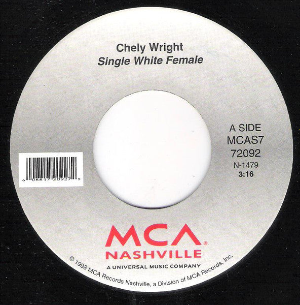 Chely Wright - Single White Female (7" Single)