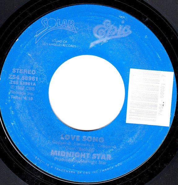 Midnight Star - Love Song (7" Single)