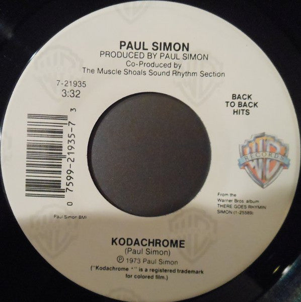 Paul Simon - Kodachrome / Loves Me Like A Rock (7" Single)