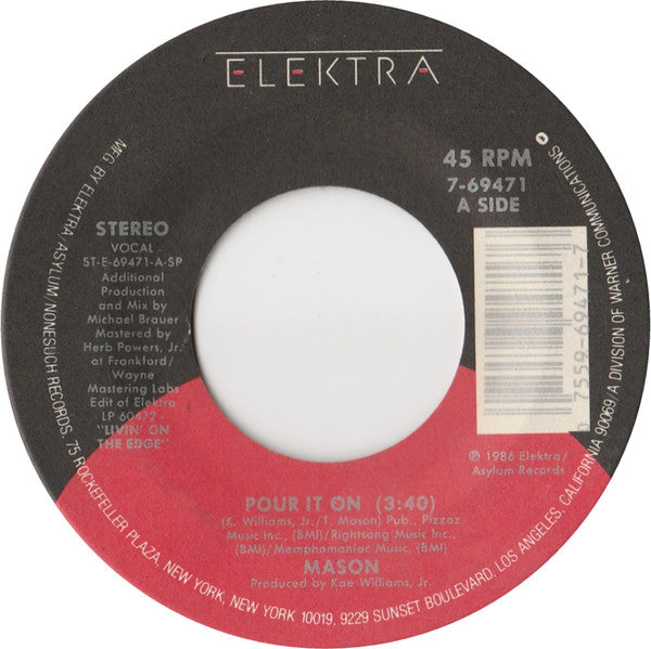 Mason - Pour It On (7" Single)