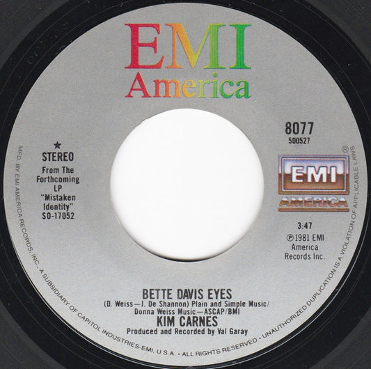 Kim Carnes - Bette Davis Eyes