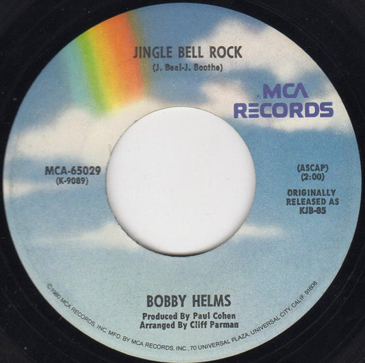 Bobby Helms - Jingle Bell Rock / The Bell That Couldn't Jingle (7" Single)