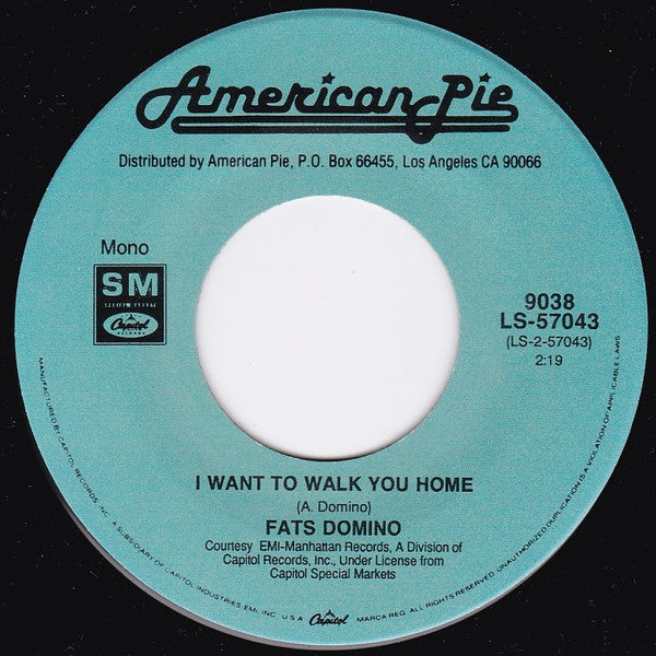 Fats Domino / Cornelius Bros & Sister Rose - I Want To Walk You Home (7")